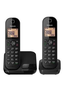 Panasonic Kx-Tgc412Eb Digital Cordless Phone - Twin